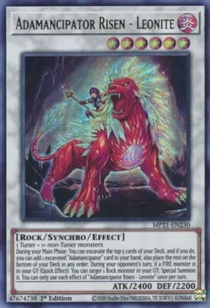 Adamancipator Risen - Leonite [MP21-EN230] Ultra Rare