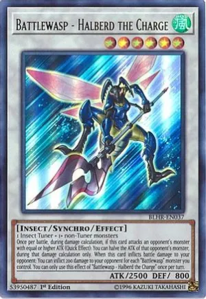 Battlewasp - Halberd the Charge [BLHR-EN037] Ultra Rare