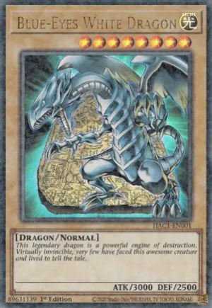 Blue-Eyes White Dragon (Duel Terminal) [HAC1-EN001] Parallel Rare