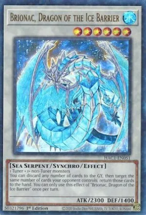 Brionac, Dragon of the Ice Barrier (Duel Terminal) [HAC1-EN051] Parallel Rare