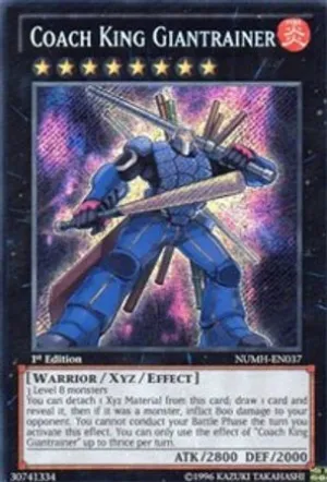 Coach King Giantrainer [NUMH-EN037] Secret Rare