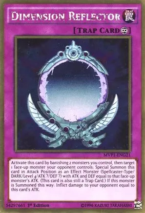Dimension Reflector [MVP1-ENG21] Gold Rare