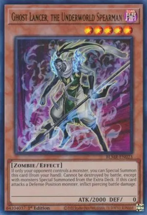 Ghost Lancer, the Underworld Spearman [BLMR-EN023] Ultra Rare