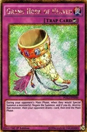 Grand Horn of Heaven [PGL3-EN040] Gold Secret Rare