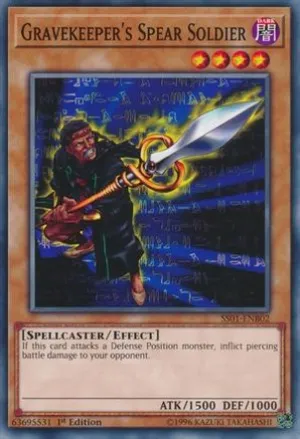 Gravekeeper's Spear Soldier (SS01-ENB02) - Speed Duel Decks: Destiny Masters 1st Edition