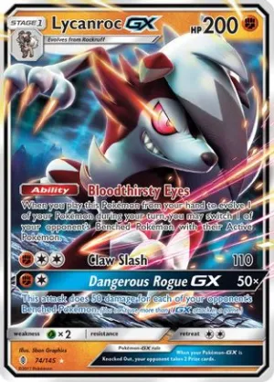 Lycanroc GX (74/145) [Sun & Moon: Guardians Rising]