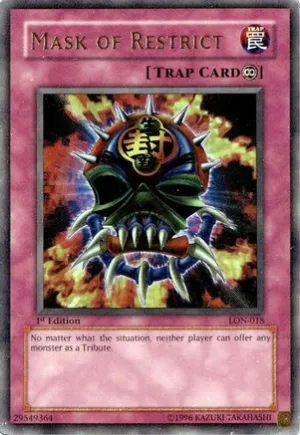 Mask of Restrict [LON-018] Ultra Rare