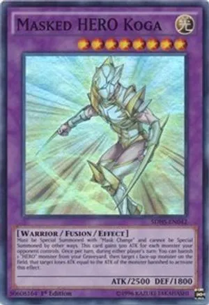 Masked Hero Koga [SDHS-EN042] Super Rare