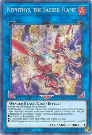 Nephthys, the Sacred Flame (HISU-EN008) - Hidden Summoners 1st Edition