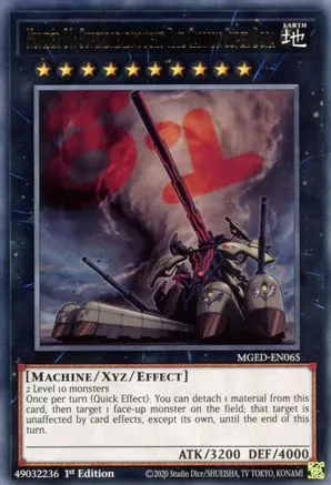 Number 81: Superdreadnought Rail Cannon Super Dora [MGED-EN065] Rare