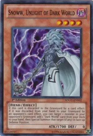 Snoww, Unlight of Dark World [SDGU-EN002] Super Rare