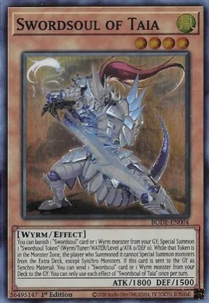 Swordsoul of Taia [BODE-EN004] Super Rare