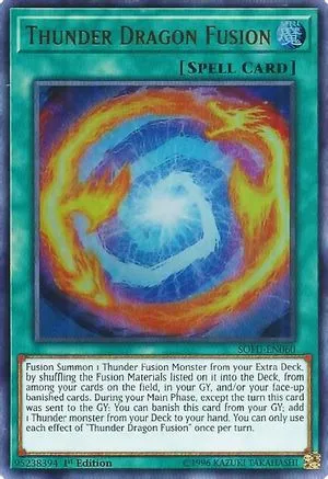 Thunder Dragon Fusion [SOFU-EN060] Ultra Rare