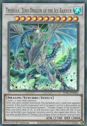 Trishula, Zero Dragon of the Ice Barrier [SDFC-EN041] Ultra Rare