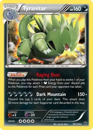 Tyranitar (56/124) [XY: Fates Collide]