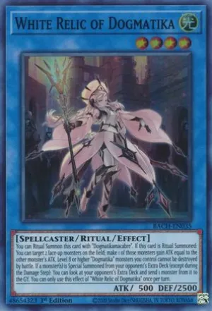 White Relic of Dogmatika [BACH-EN035] Super Rare