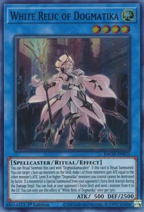 White Relic of Dogmatika [BACH-EN035] Super Rare